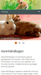 Mobile Screenshot of kaninhaandbogen.dk